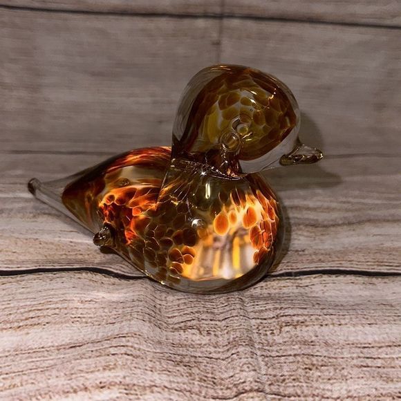 Beautiful Made in Sweden Glass Art Bird Sculpture Figurine - Picture 7 of 9